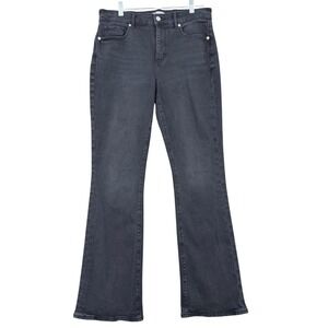 LOFT The‎ Boot Jeans Dark Wash Flare Leg Mid Rise Women Size 30 10